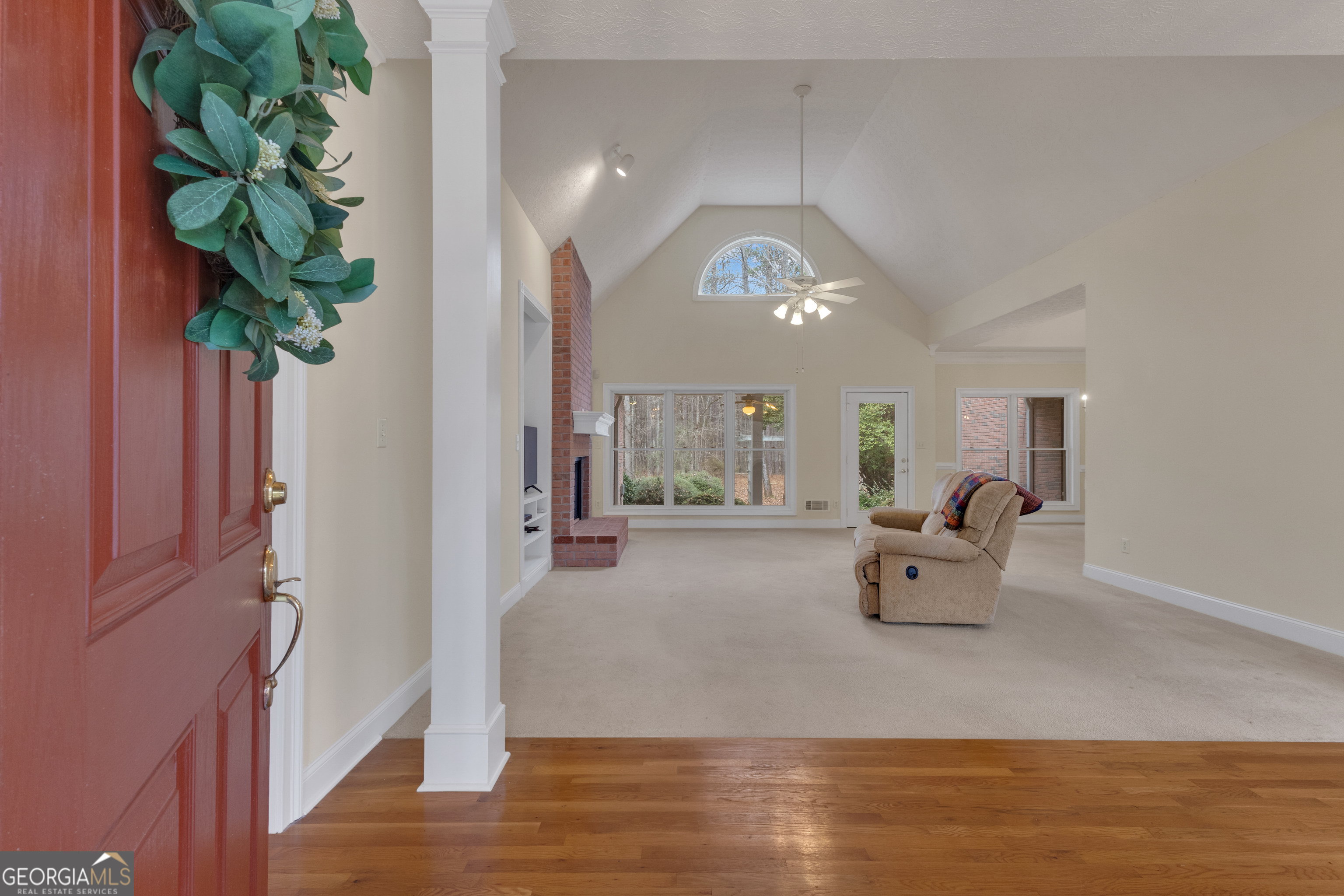 155 Rising Star Road Fayetteville, GA 30215 - Photo 9 of 89 a view of living room filled with furniture and a potted plant