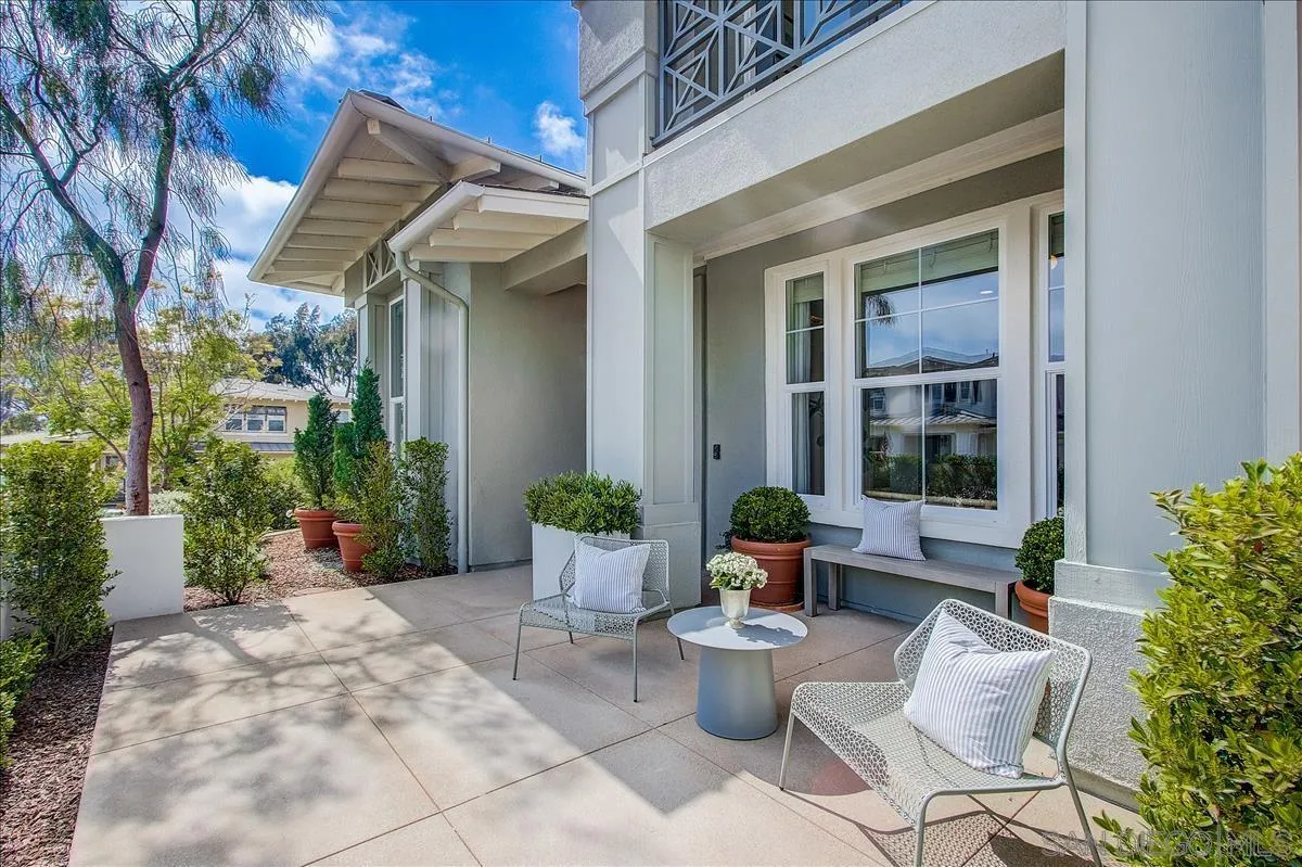 656 Jocelyn Way Encinitas, CA 92024 - Photo 34 of 35 a view of a house with backyard sitting area and garden