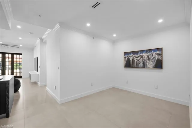 a view of a small space