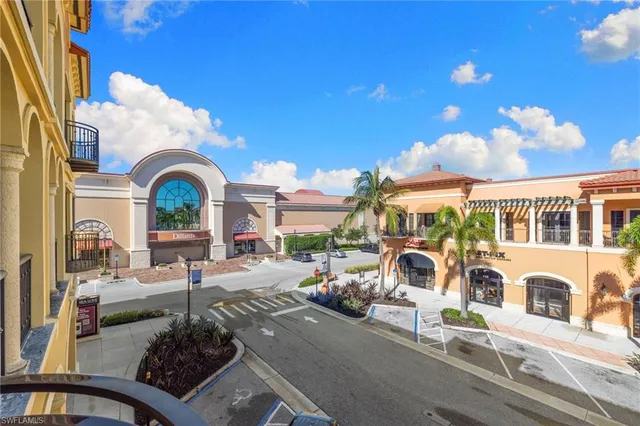 an aerial view of a residential apartment building