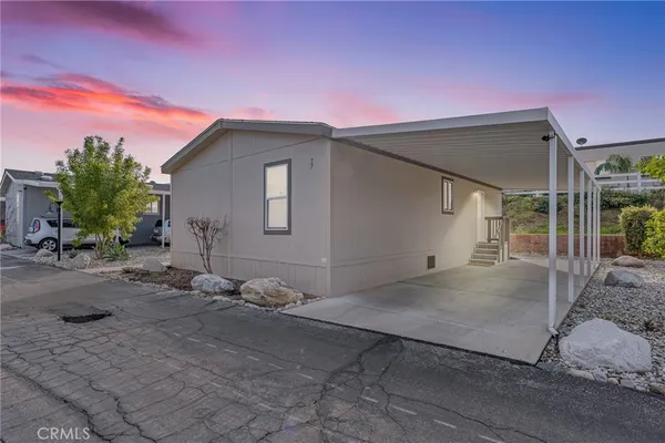 a backyard of a house