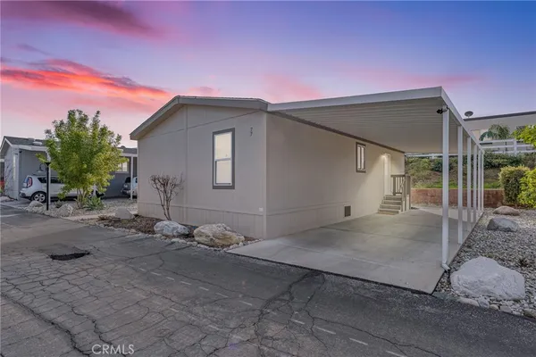 a backyard of a house