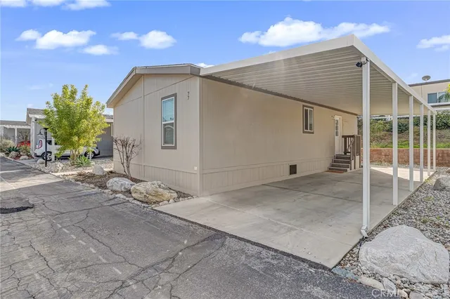 a backyard of a house
