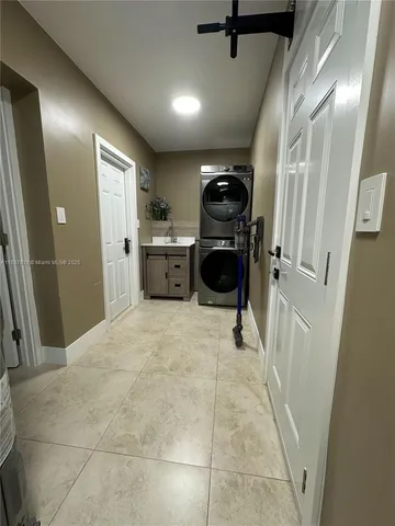 a view of a storage & utility room