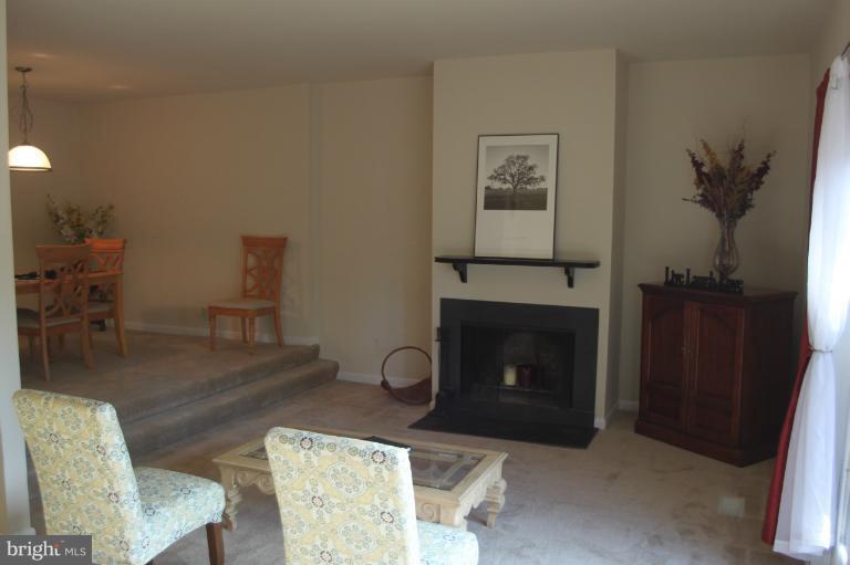12005 Insha Court Reston, VA 20191 - Photo 3 of 22 a living room with furniture and a fireplace