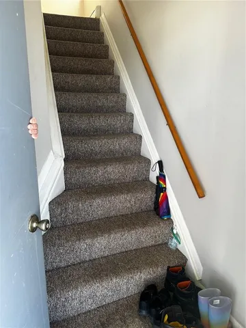 a view of entryway and hall