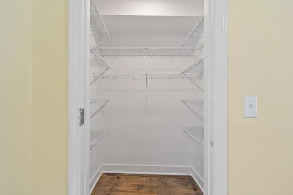 a view of a room with shelf