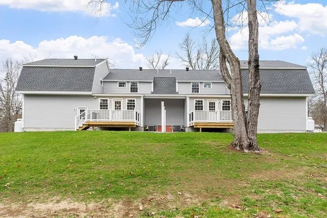 a front view of house with yard