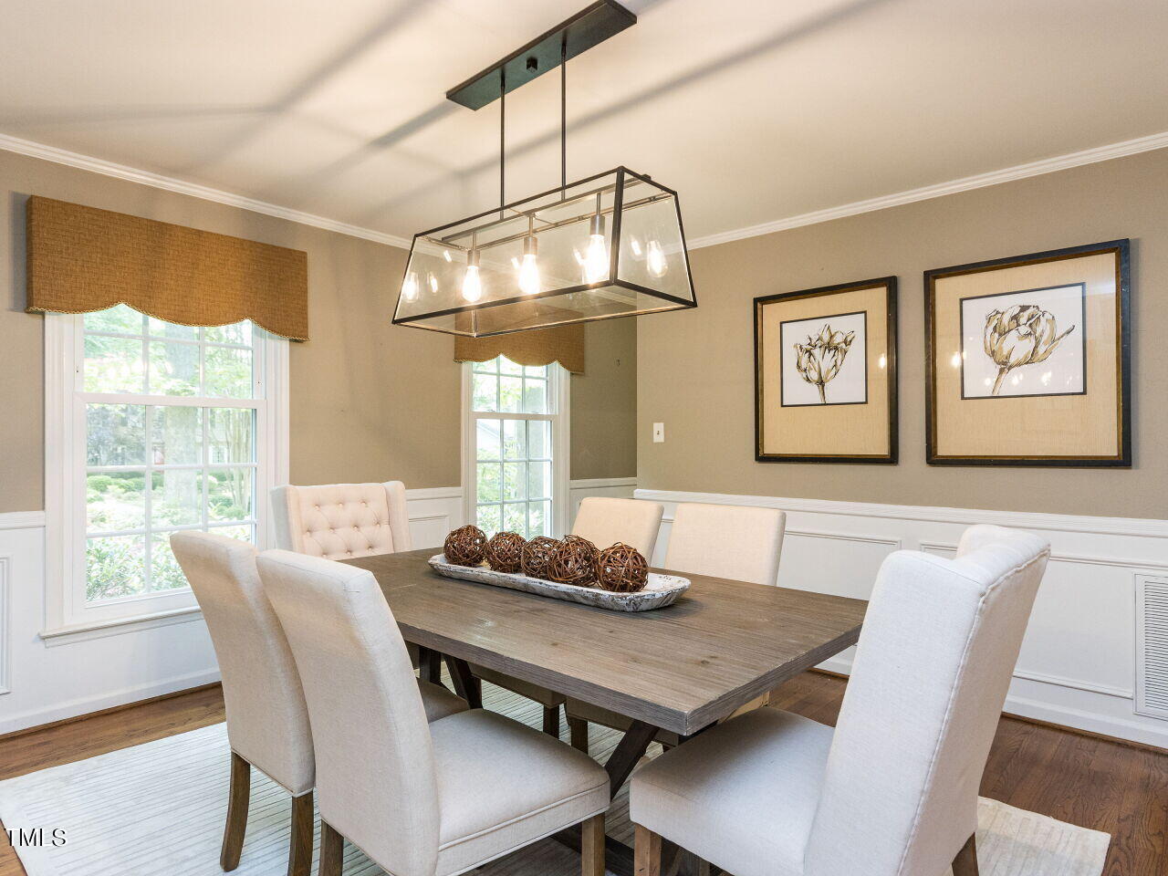 608 Ortega Road Raleigh, NC 27609 - Photo 4 of 34 Note the detailed trim work!