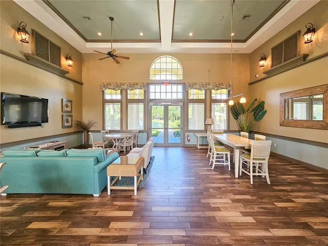 a view of a lake with a mountain view