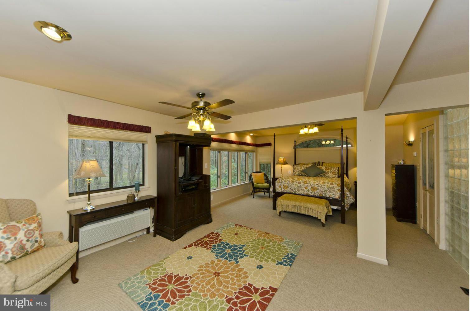 1929 Hunter Mill Road Vienna, VA 22182 - Photo 18 of 30 First Floor Master Bedroom w/ Fireplace