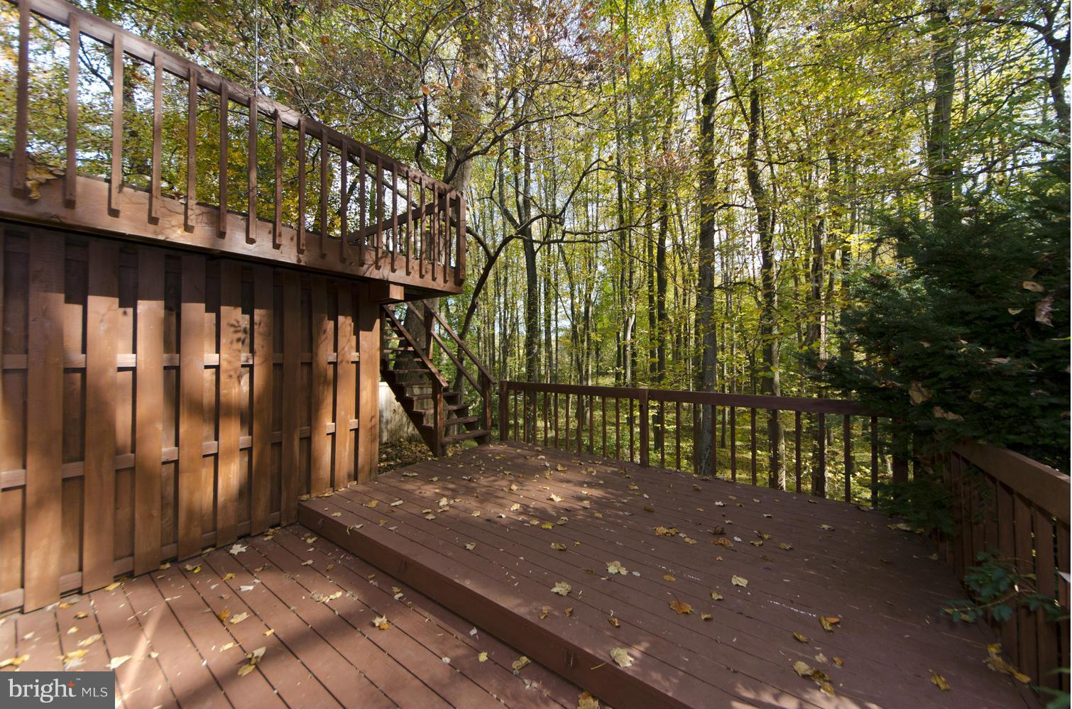 1929 Hunter Mill Road Vienna, VA 22182 - Photo 29 of 30 Lower Deck backing to parkland