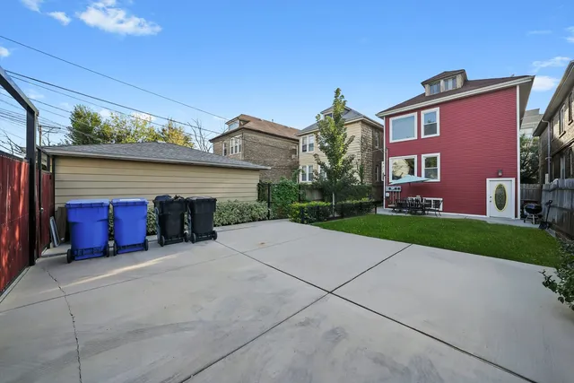 a view of a house with a patio