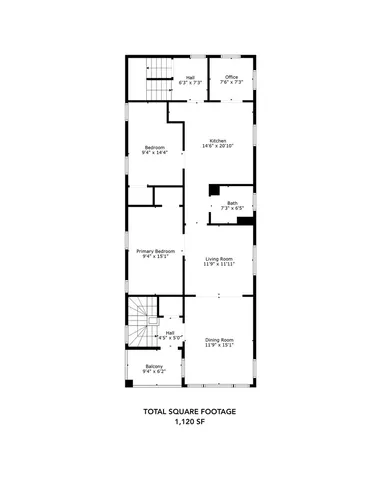 a picture of a person on a wall