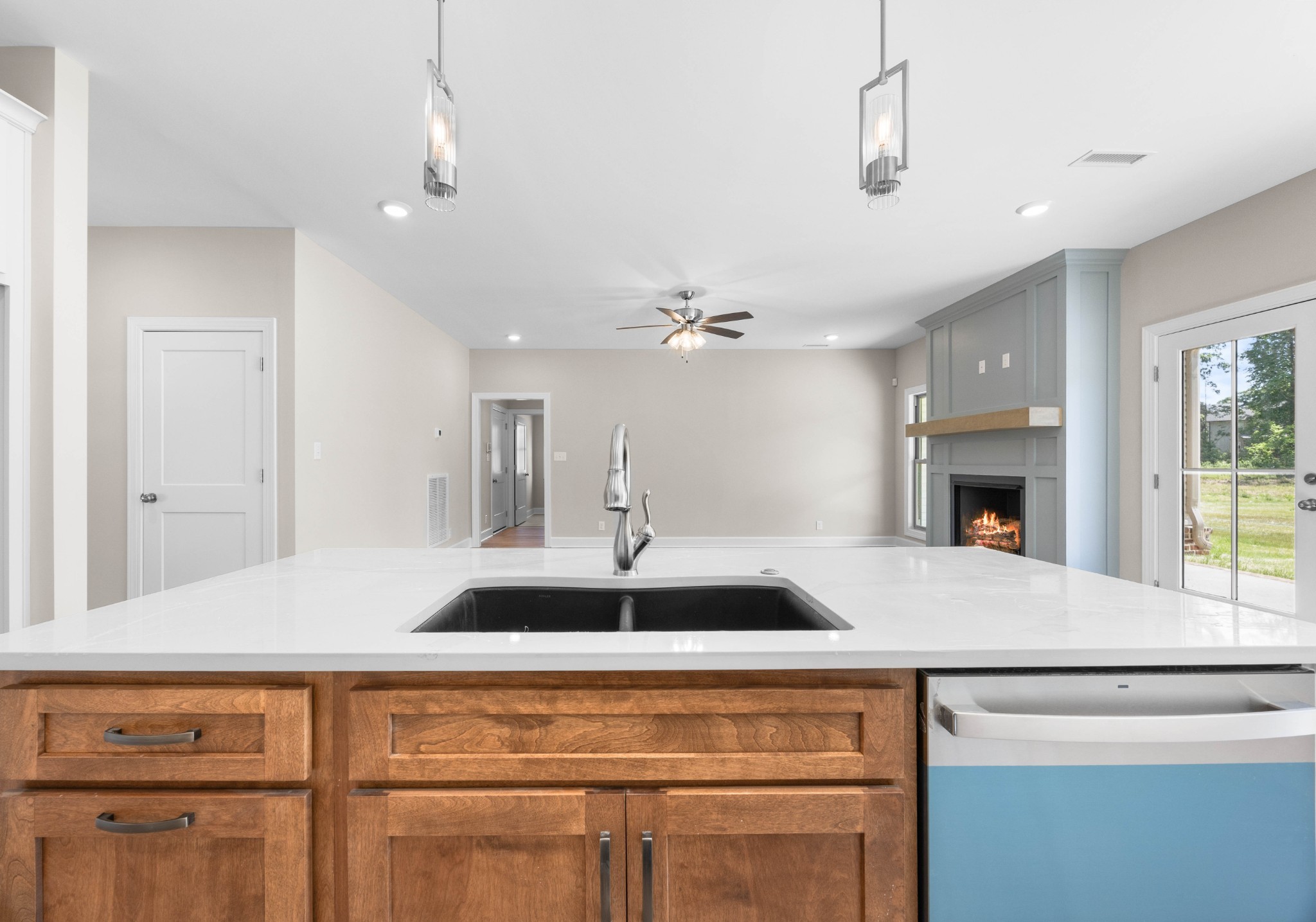 1456 Sango Commons Way Clarksville, TN 37043 - Photo 15 of 49 a kitchen with a sink and cabinets