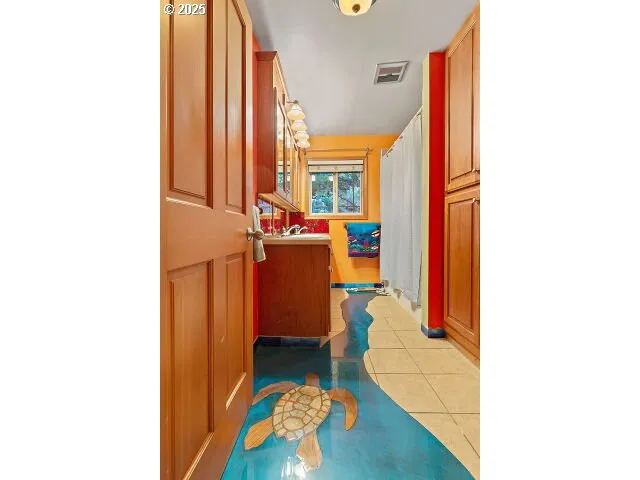 a view of front door of house