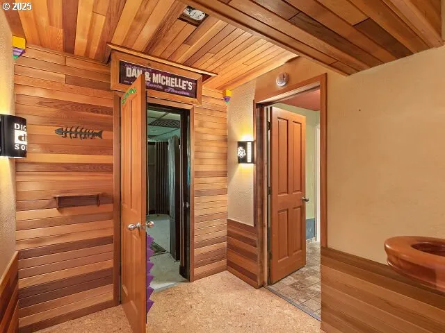 a room with furniture ceiling fan and a window