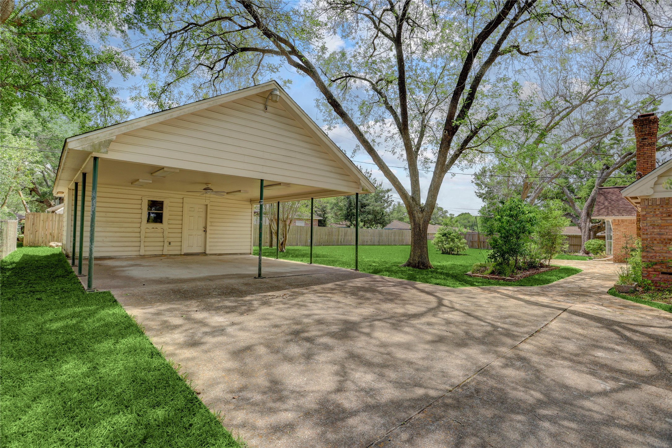 105 Ridgemont Drive Alvin, TX 77511 - Photo 30 of 30 a view of a house with a yard