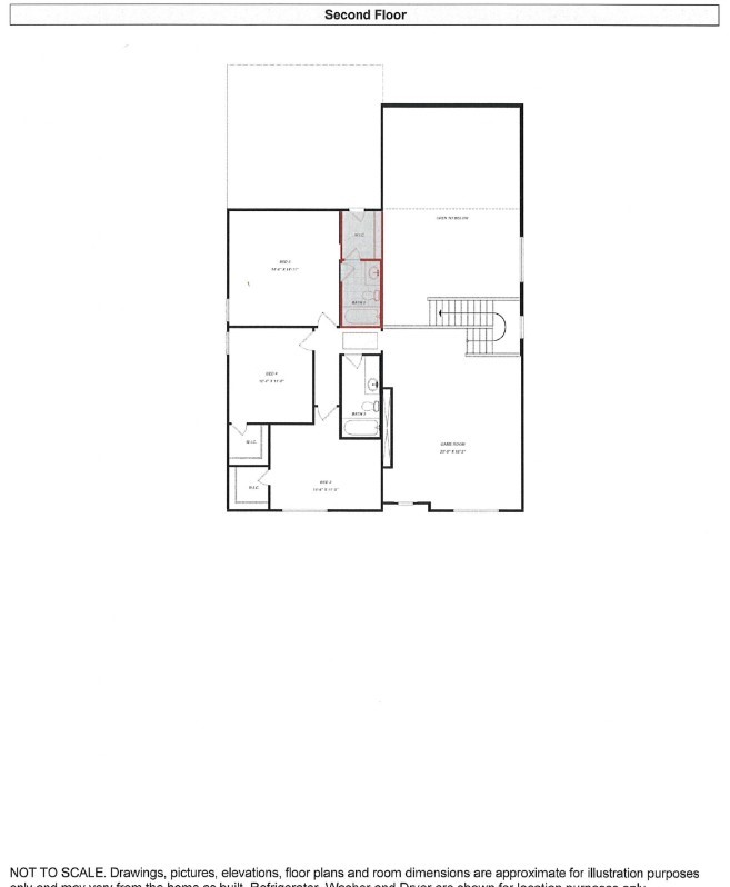 19218 Trinity Terrace Ln Spring Spring, TX 77379 - Photo 4 of 10 Hemlock II - Second Floor