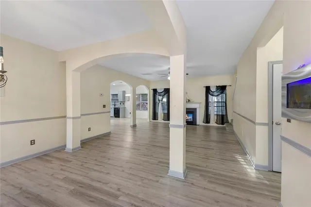 a view of a living room