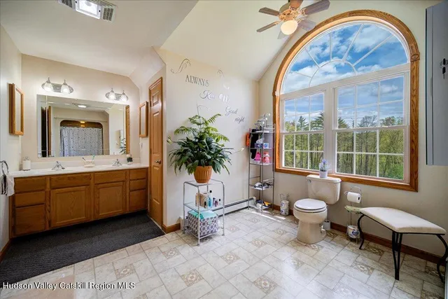 a view of a yard with an outdoor space