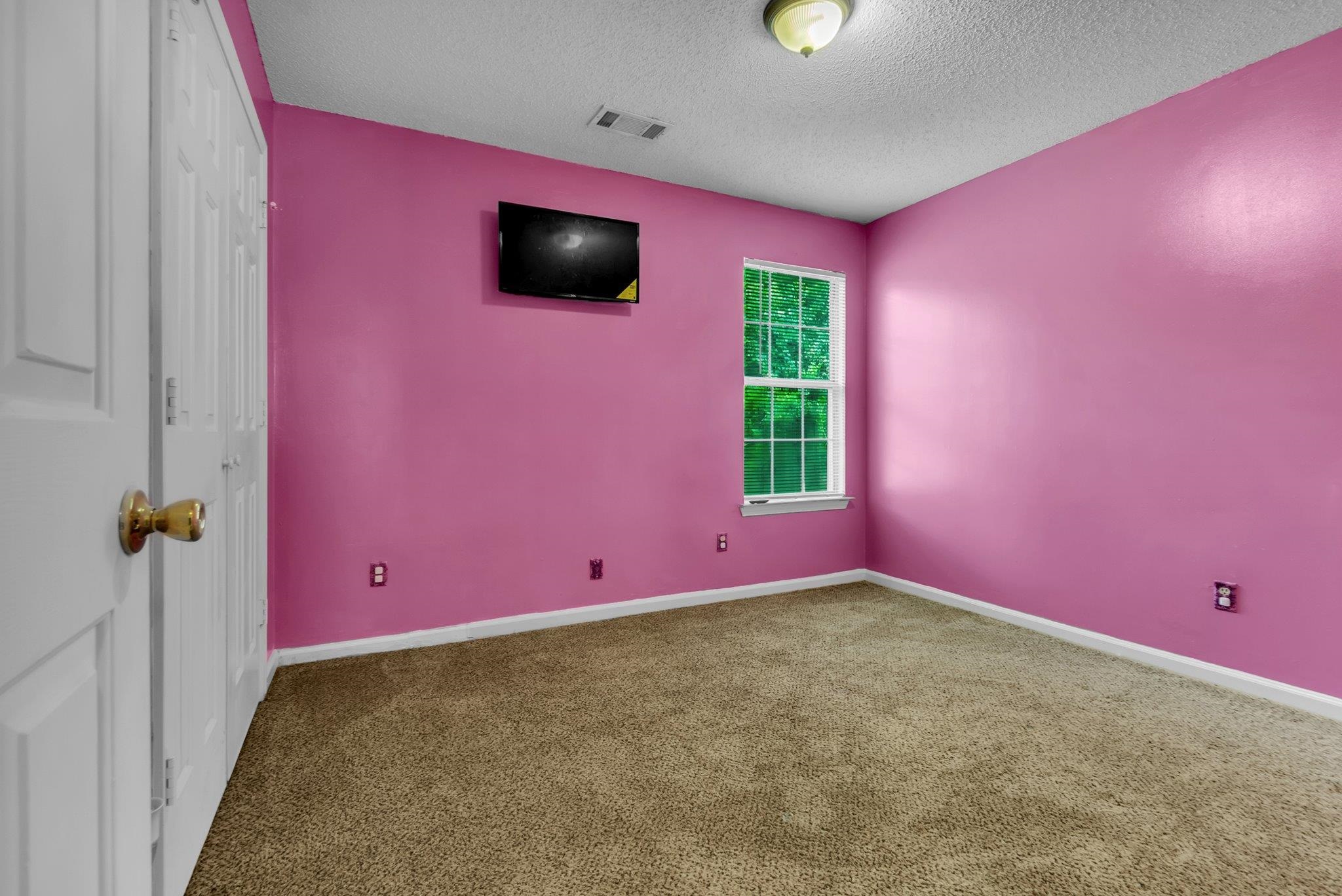 5930 Chadwell Road Millington, TN 38053 - Photo 6 of 17 Room featuring a single-pane window, wall-to-wall carpeting, and a flush mount ceiling light fixture