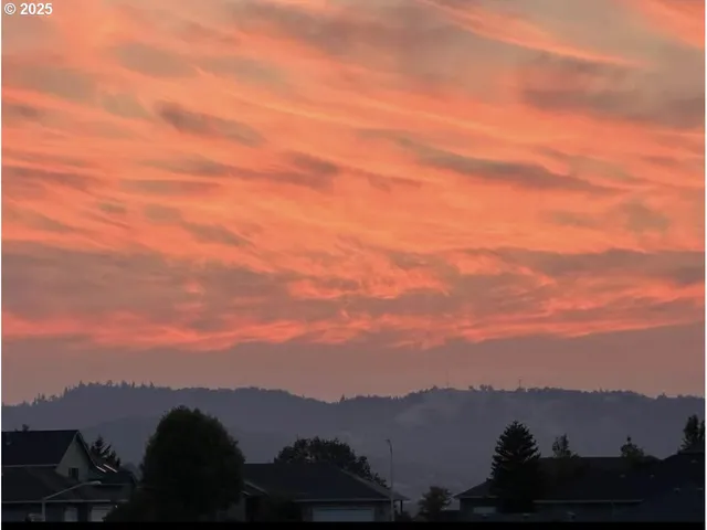 a view of city and mountain