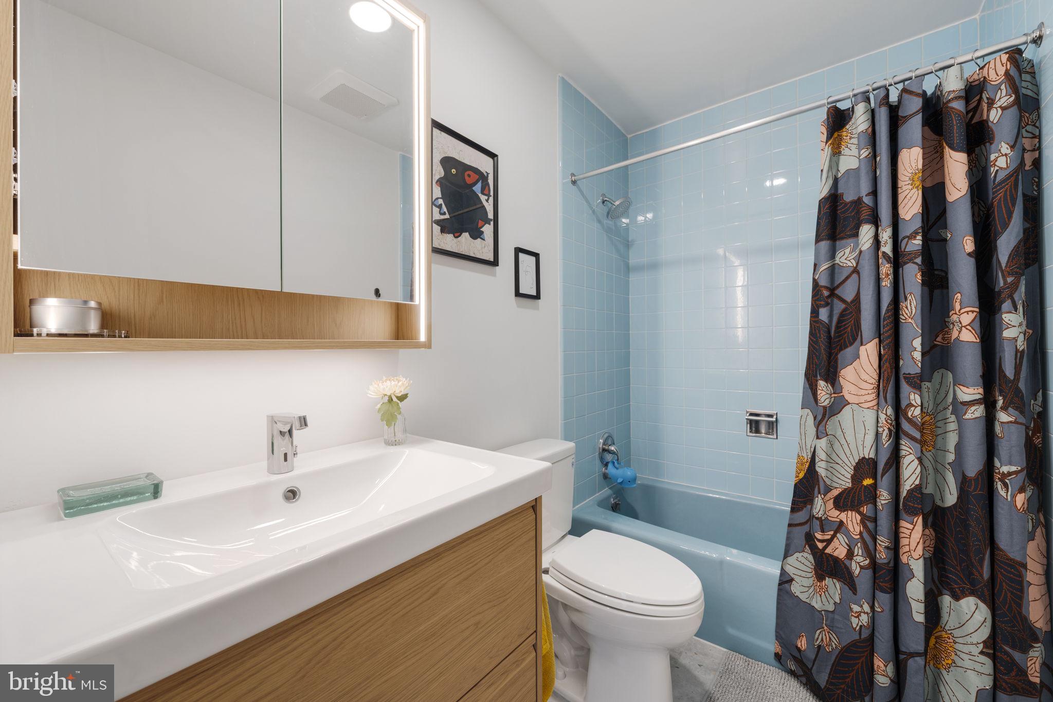 11527 Hickory Cluster Reston, VA 20190 - Photo 3 of 30 a bathroom with a sink toilet and shower