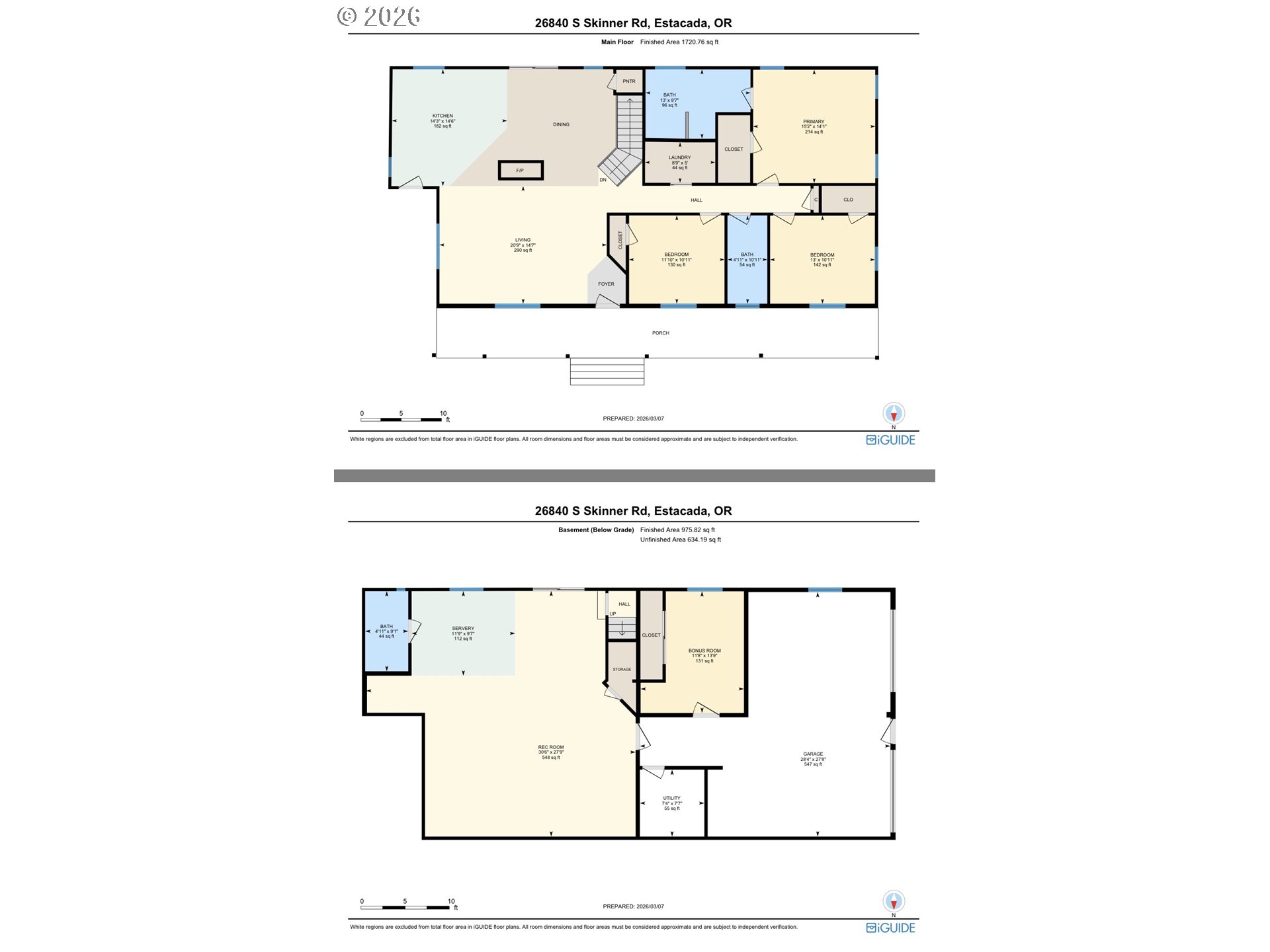 26840 South Skinner Road Estacada, OR 97023 - Photo 47 of 47 Floor Plan