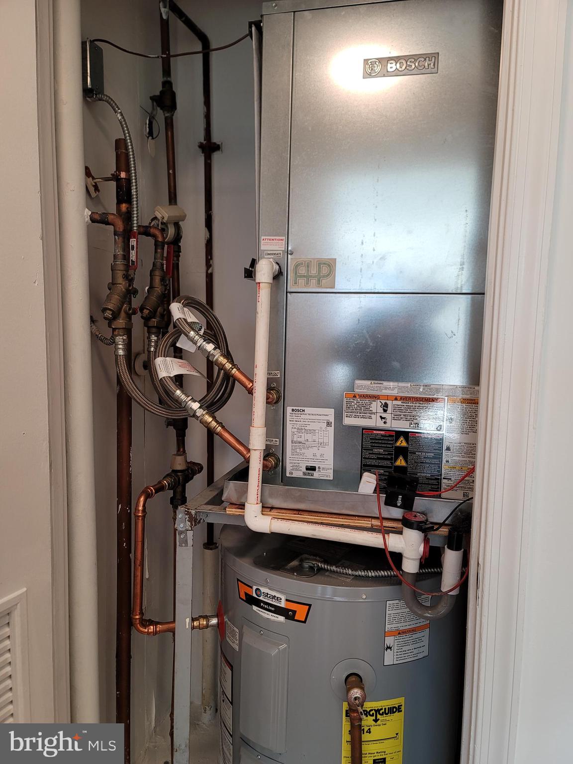 631 D Street Northwest, Unit 1227 Washington, DC 20004 - Photo 20 of 63 a close view of water heater room