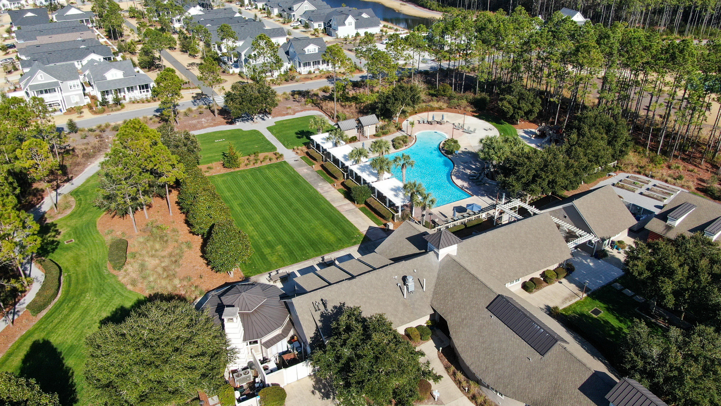 111 Firefly Way Watersound, FL 32461 - Photo 51 of 54 an aerial view of residential houses with outdoor space