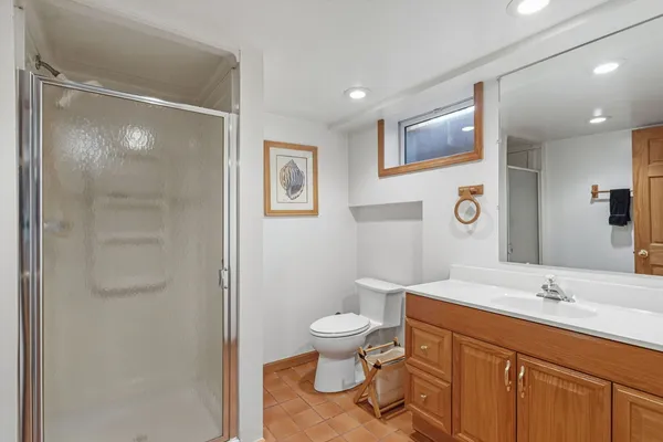 a room with furniture and window