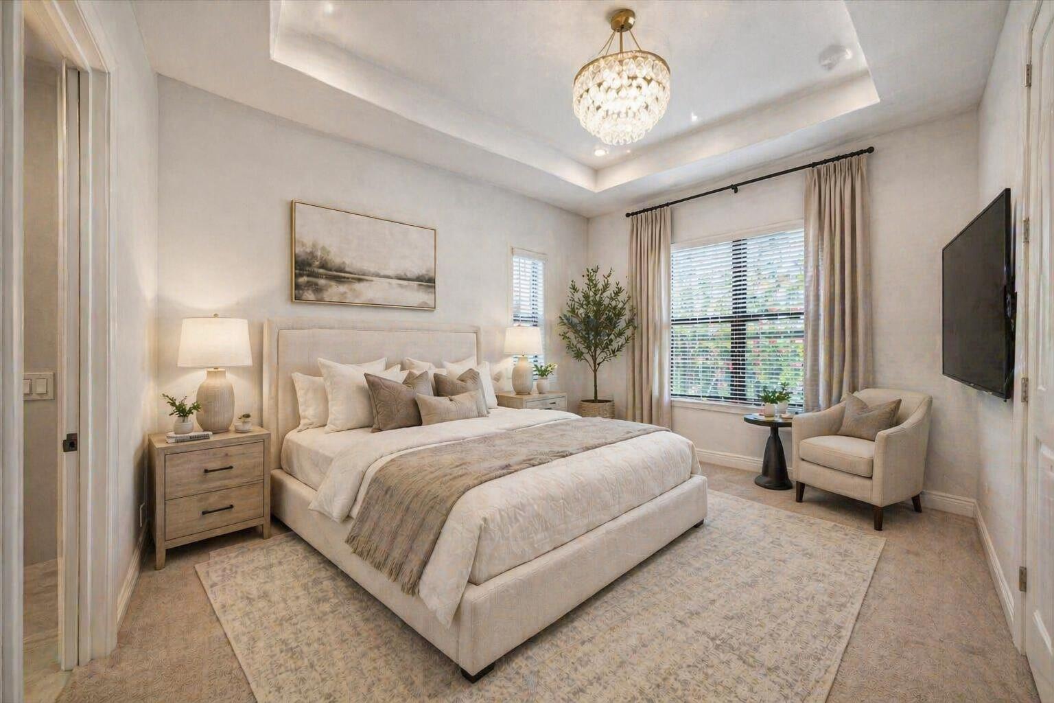 5409 Santa Rosa Lane Westlake, FL 33470 - Photo 3 of 51 a bedroom with bed and a large window