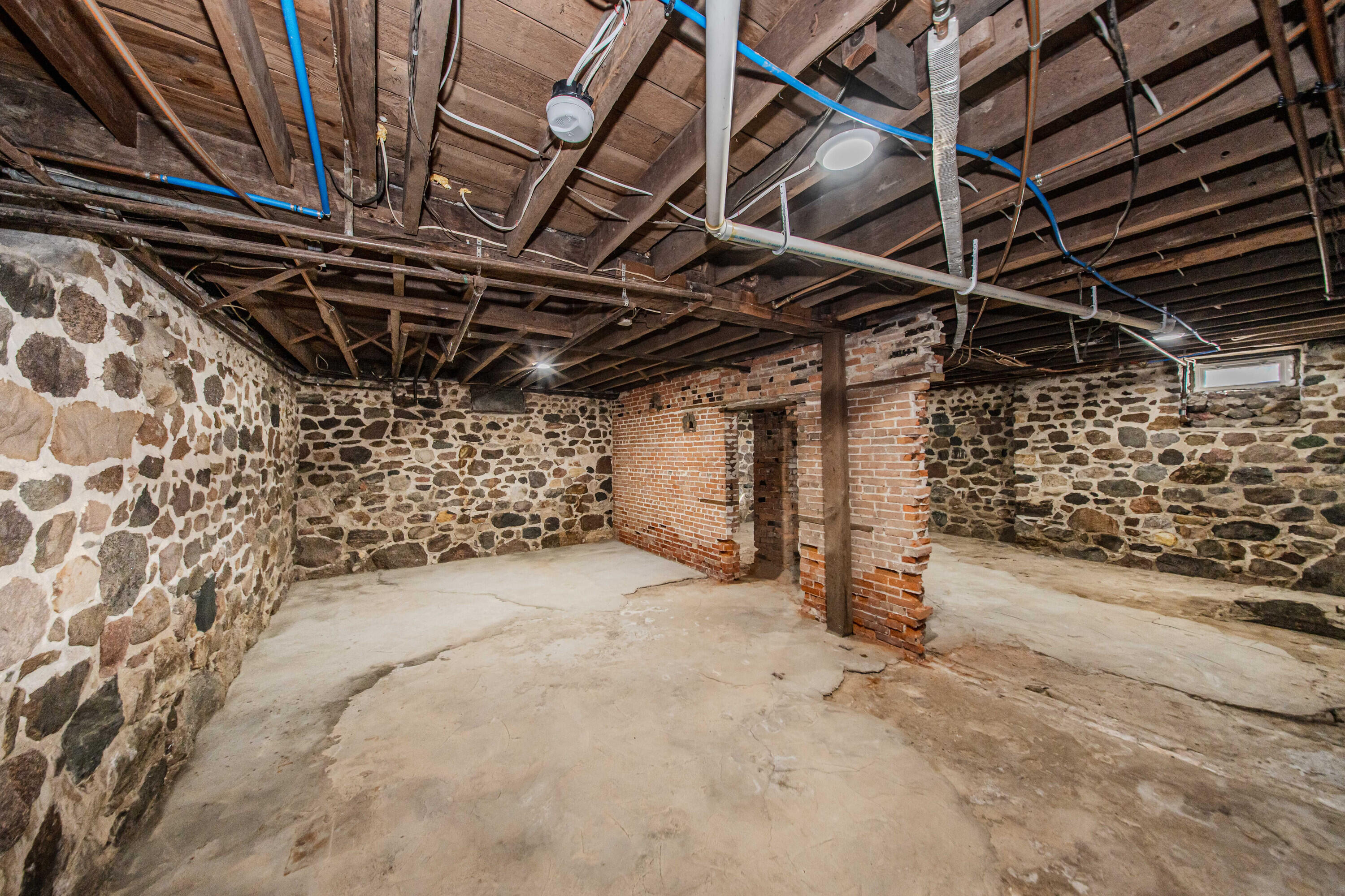 7130 Platt Road Saline, MI 48176 - Photo 26 of 79 Original Stone Basement