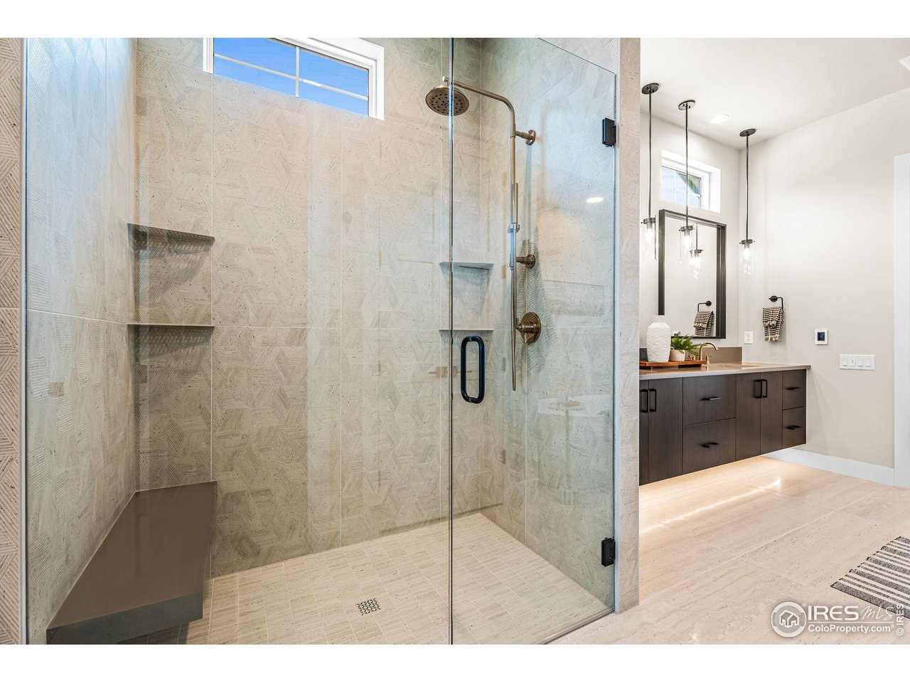 6719 Morning Song Court Timnath, CO 80547 - Photo 18 of 43 Spacious contemporary shower