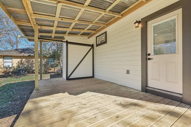 a view of a backyard of a house