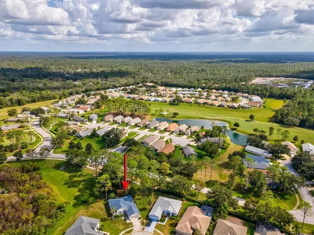 a view of a lake with a city