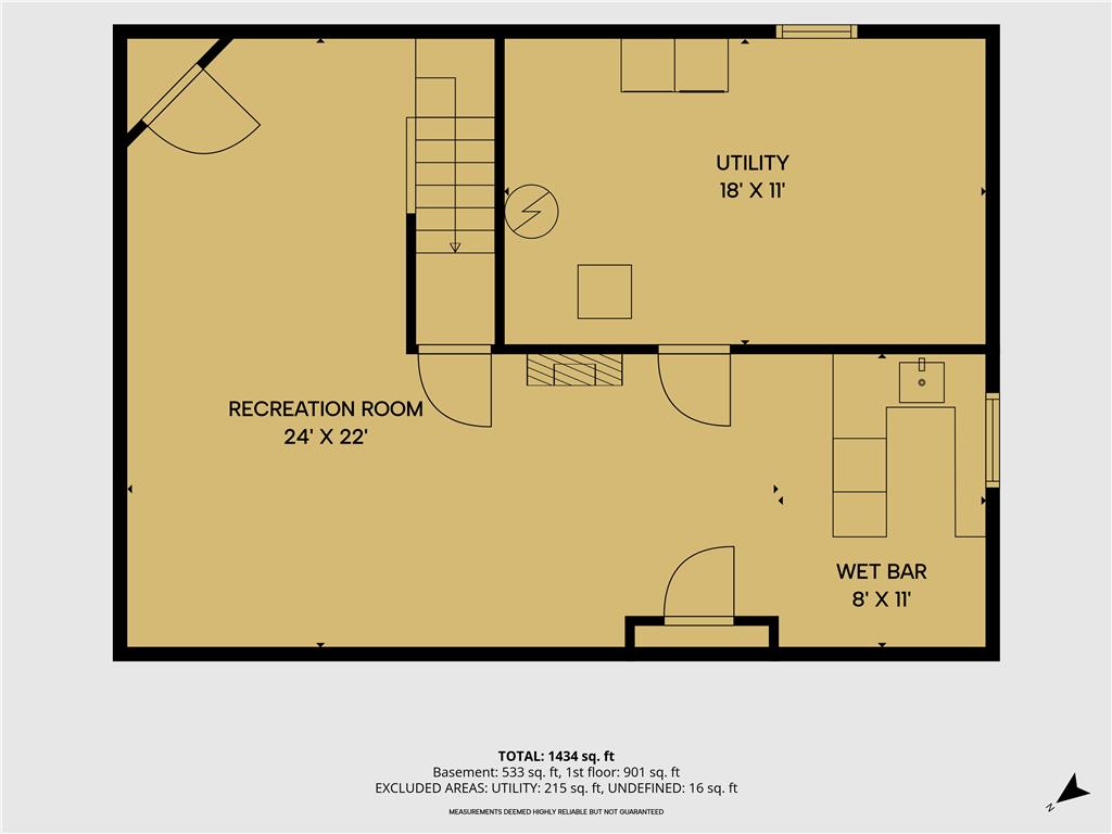 1331 Ridge Trail Easton, PA 18040 - Photo 22 of 22 A versatile floorplan featuring a spacious recreation room and convenient wet bar for entertaining.