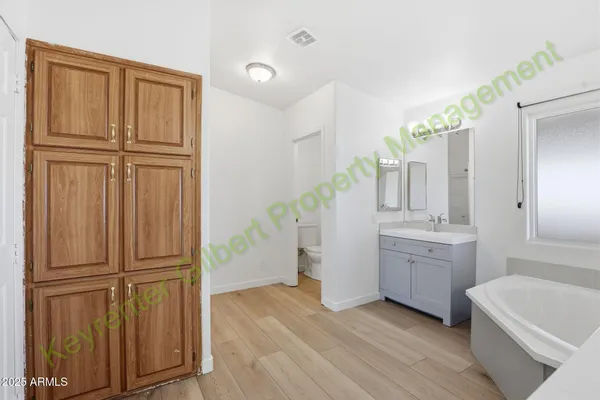 a view of small space with racks on the wall