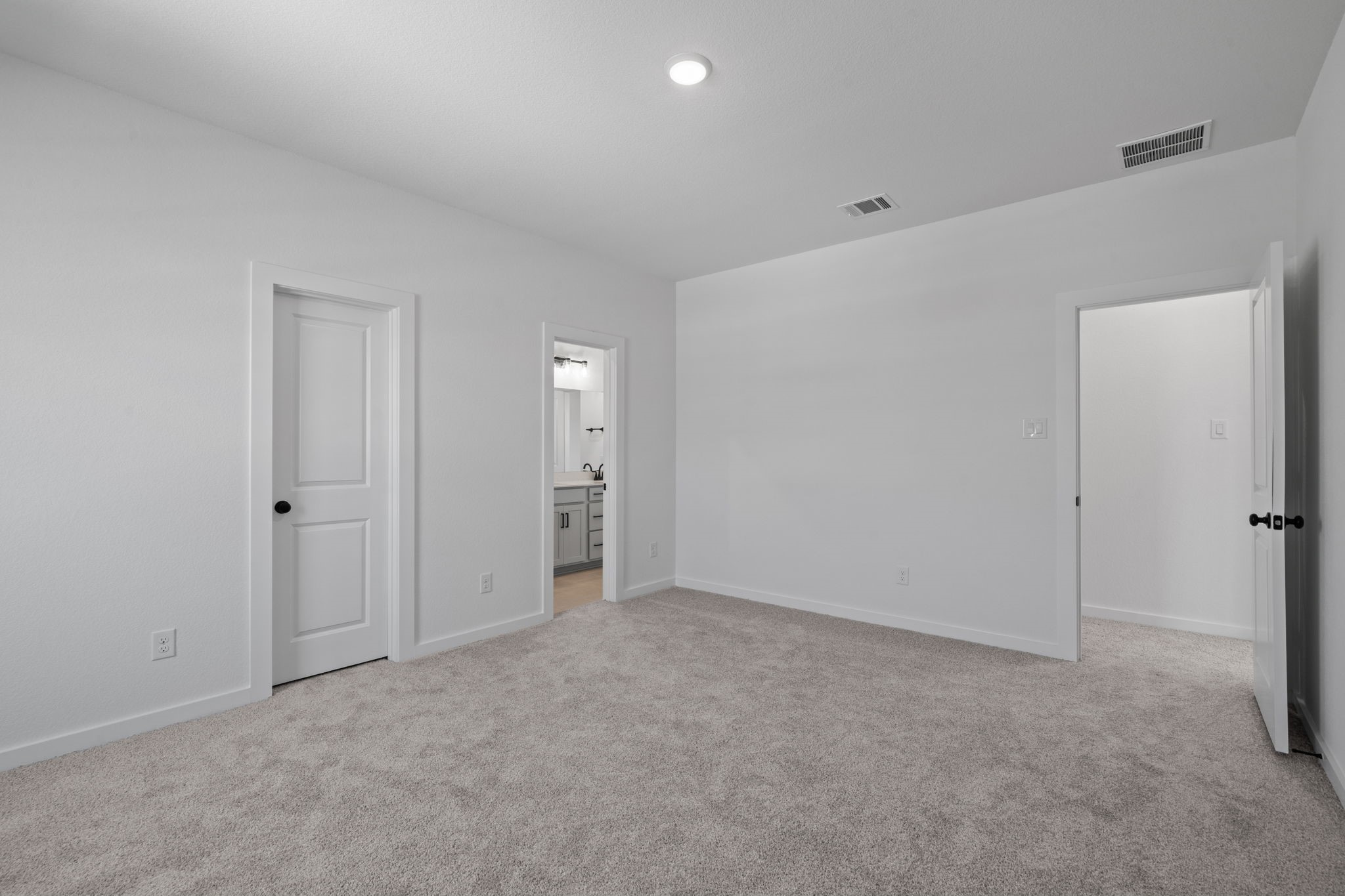 446 Silver Moon Way Katy, TX 77493 - Photo 17 of 34 This bedroom has direct access to the private bathroom.