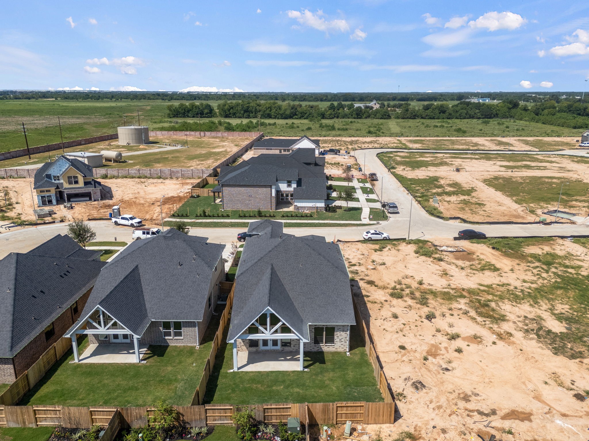 446 Silver Moon Way Katy, TX 77493 - Photo 21 of 34 Home is west facing and has a nice size backyard.