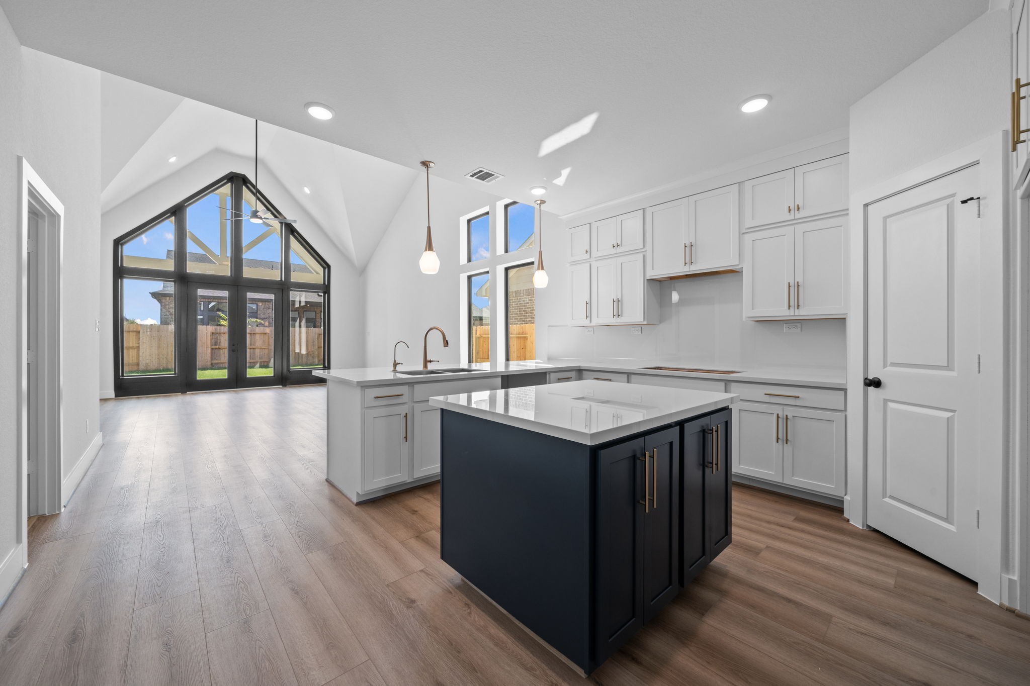 446 Silver Moon Way Katy, TX 77493 - Photo 34 of 34 Beautiful view of your accent wall and showcases the open concept floor plan.