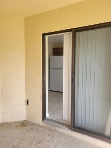 a view of front door