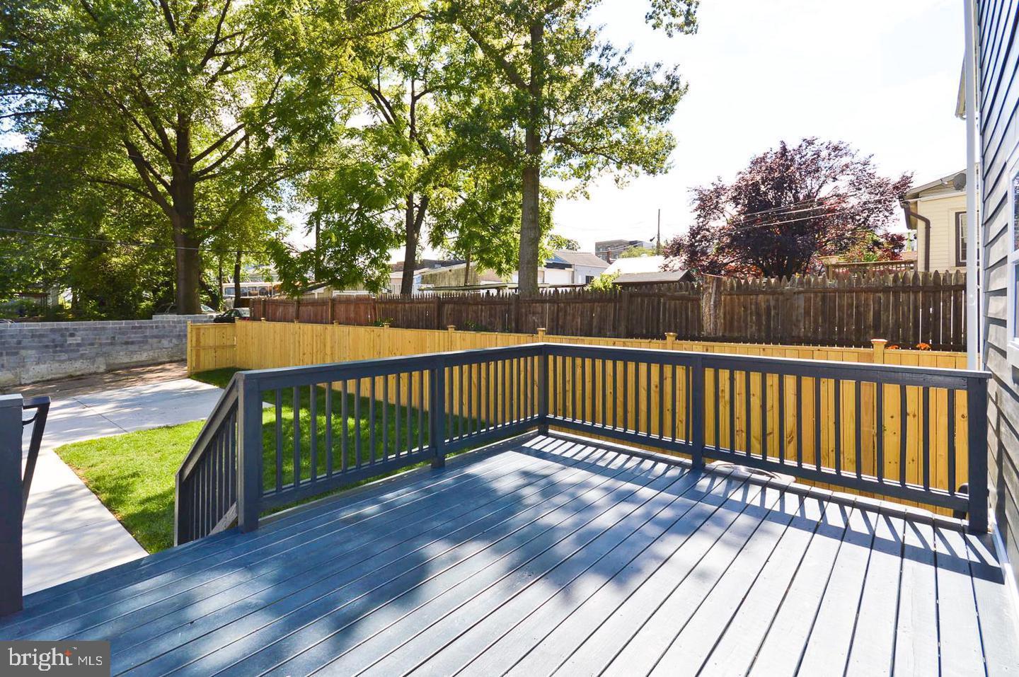 902 Rittenhouse Street Northwest Washington, DC 20011 - Photo 35 of 38 REAR DECK