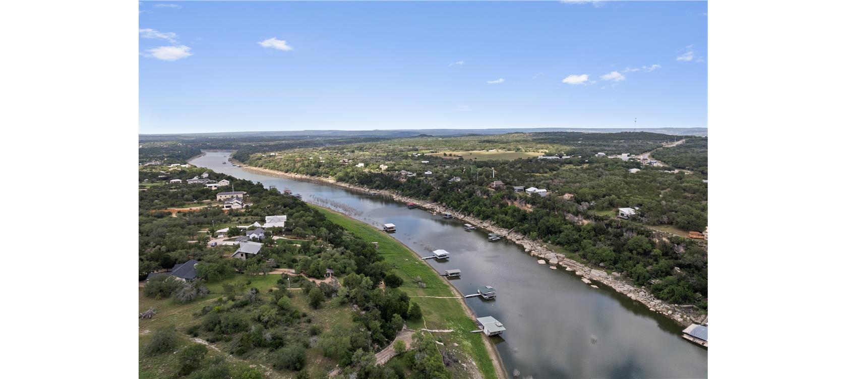 1805 Performer Road Spicewood, TX 78669 - Photo 38 of 40 Expansive riverfront properties with multiple boat docks along the Pedernales river