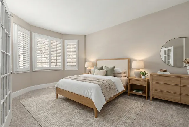 a living room with furniture or wooden floor and a chandelier