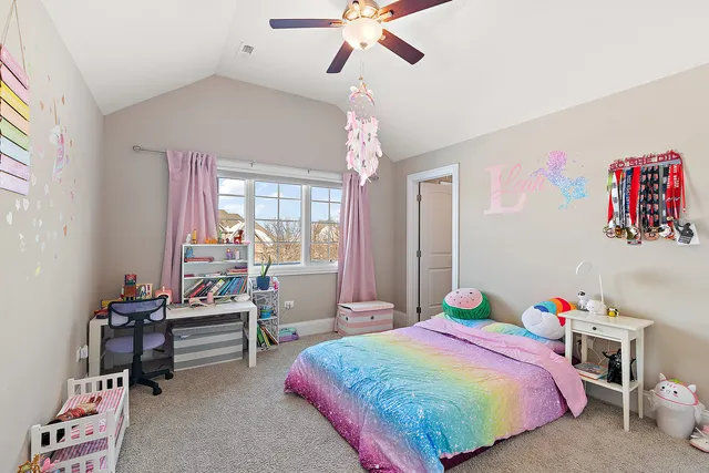 a view of a hallway with staircase