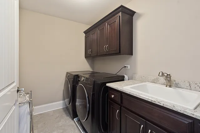 a view of a room with an empty space