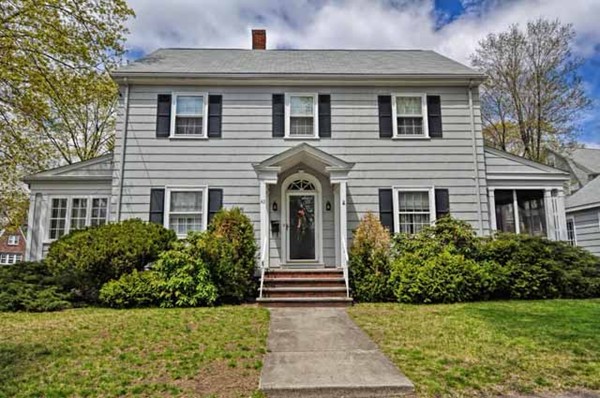 42 Ravine Road Medford, MA 02155 - Photo 2 of 30 a front view of a house with garden