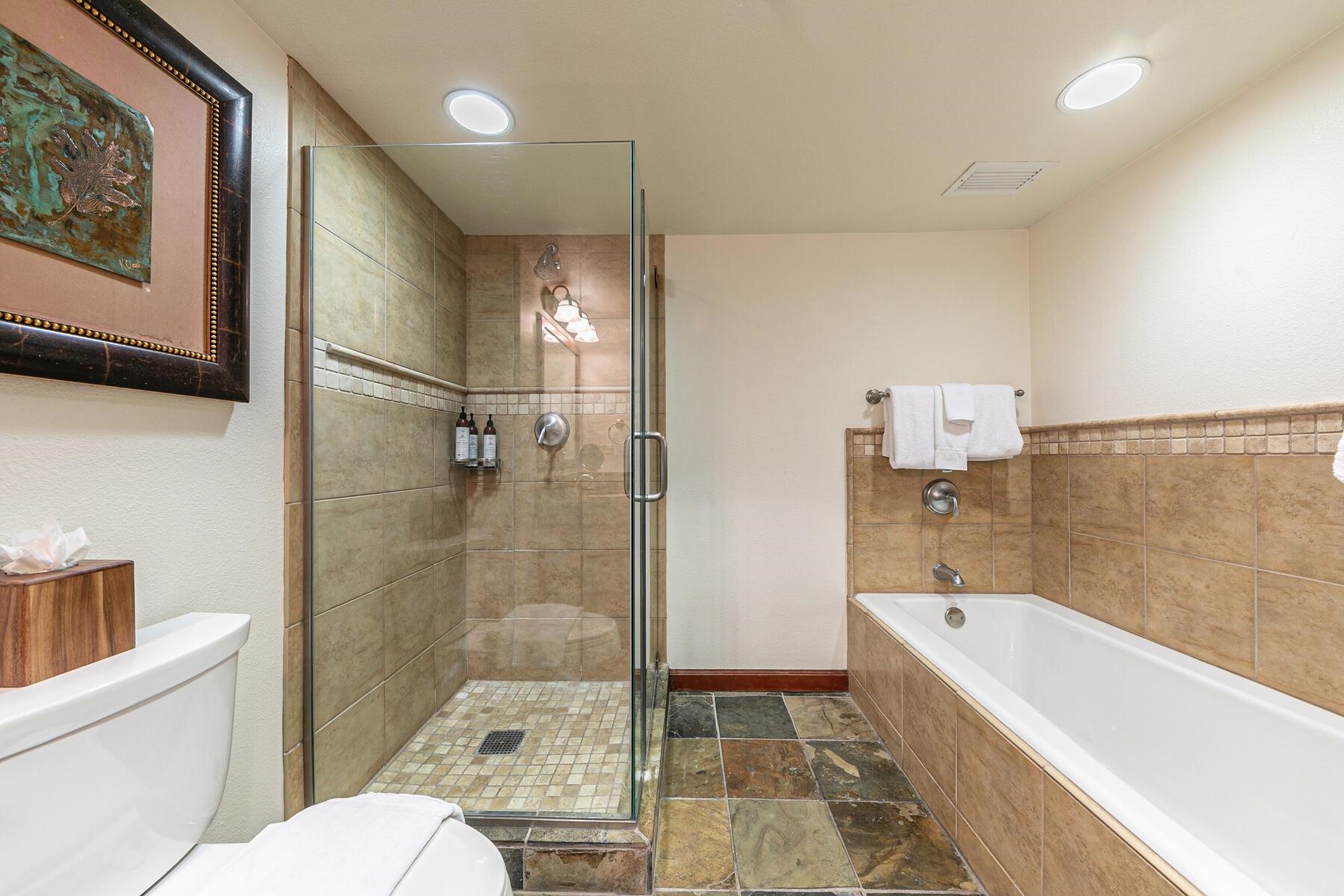 400 Resort Road, Unit 317 319 Olympic Valley, CA 96146 - Photo 16 of 25 a bathroom with a sink a toilet and shower